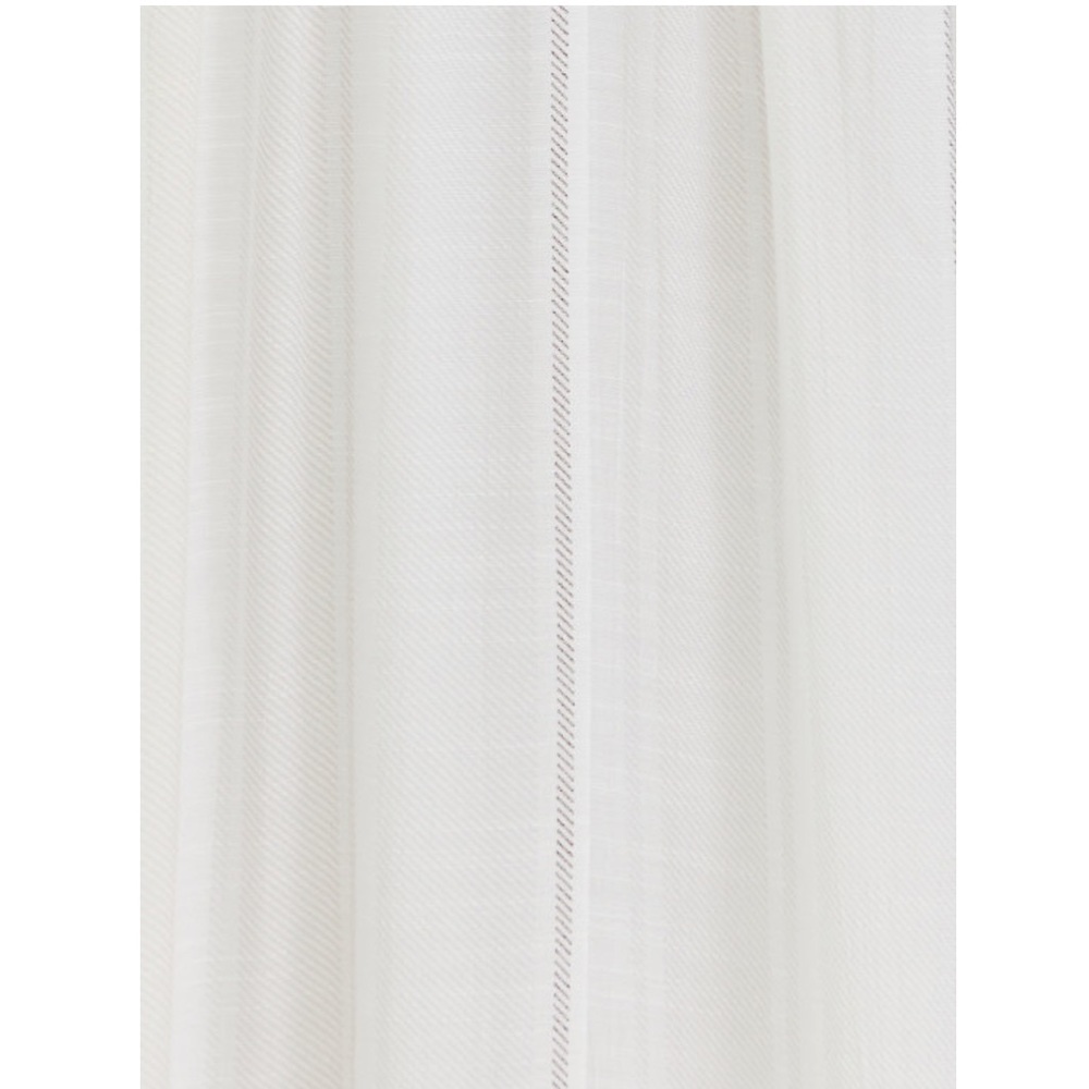 Torrid WHITE STRIPE GAUZE SHIRRED HEM MAXI DRESS - Picture 10 of 10